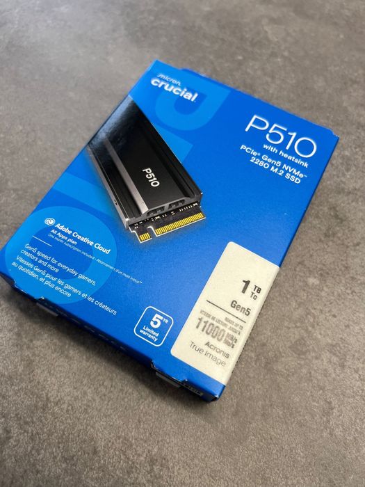 [NOWY] SSD Crucial P510 1TB M.2 NVMe PCIe Gen5