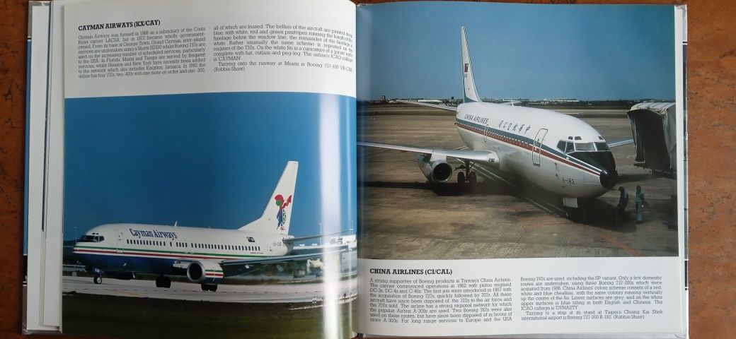 Lotnictwo Album BOEING 737.Super Prezent!