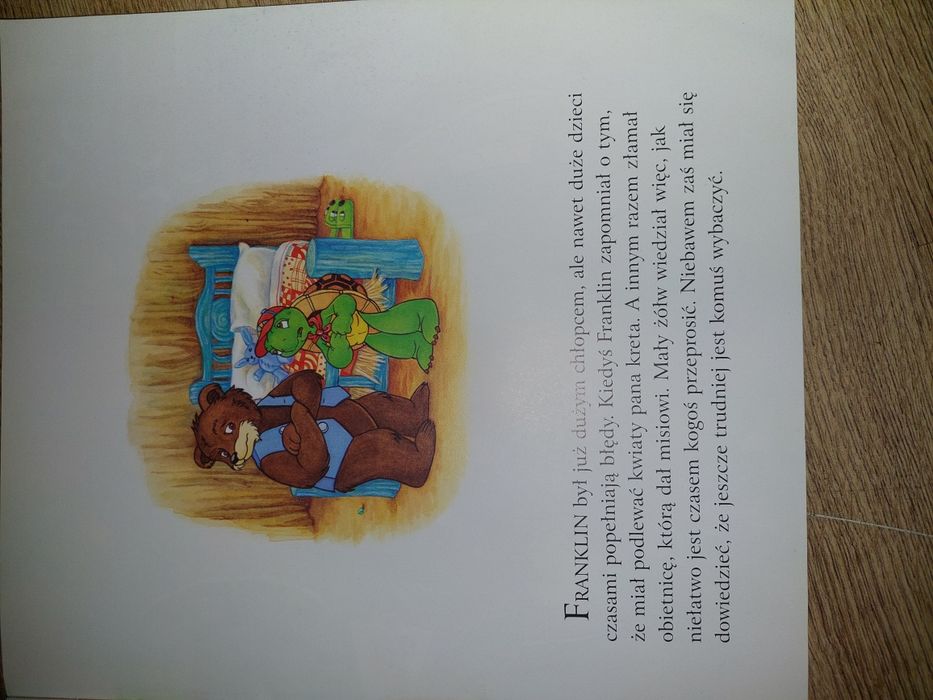 Franklin  wybacza siostrzyczce