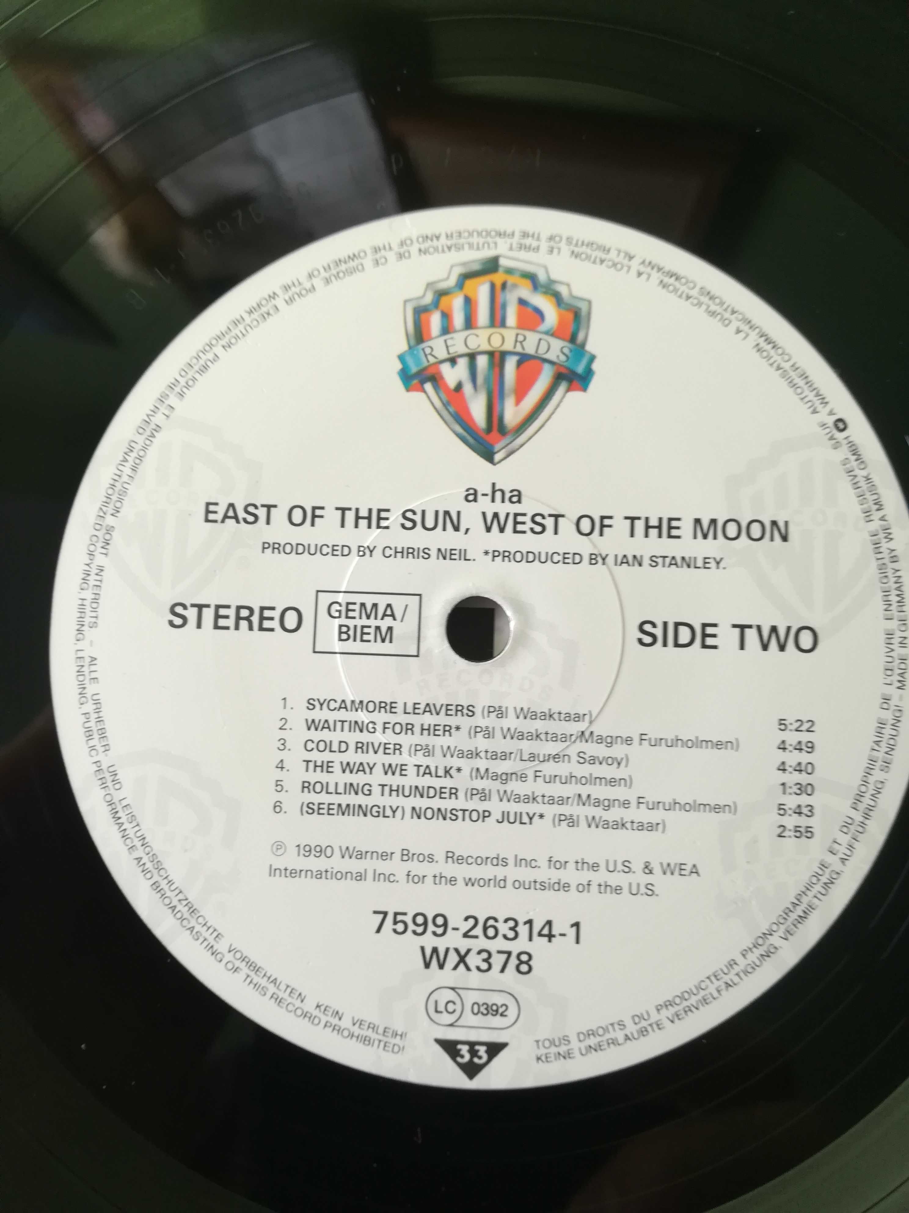 a-ha East Of The Sun West Of The Moon winyl pierw. wyd. EUR  EX+