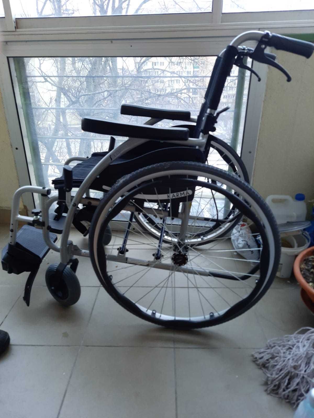 Wózek inwalidzki Karma S-Ergo 115 lekki, aluminiowy