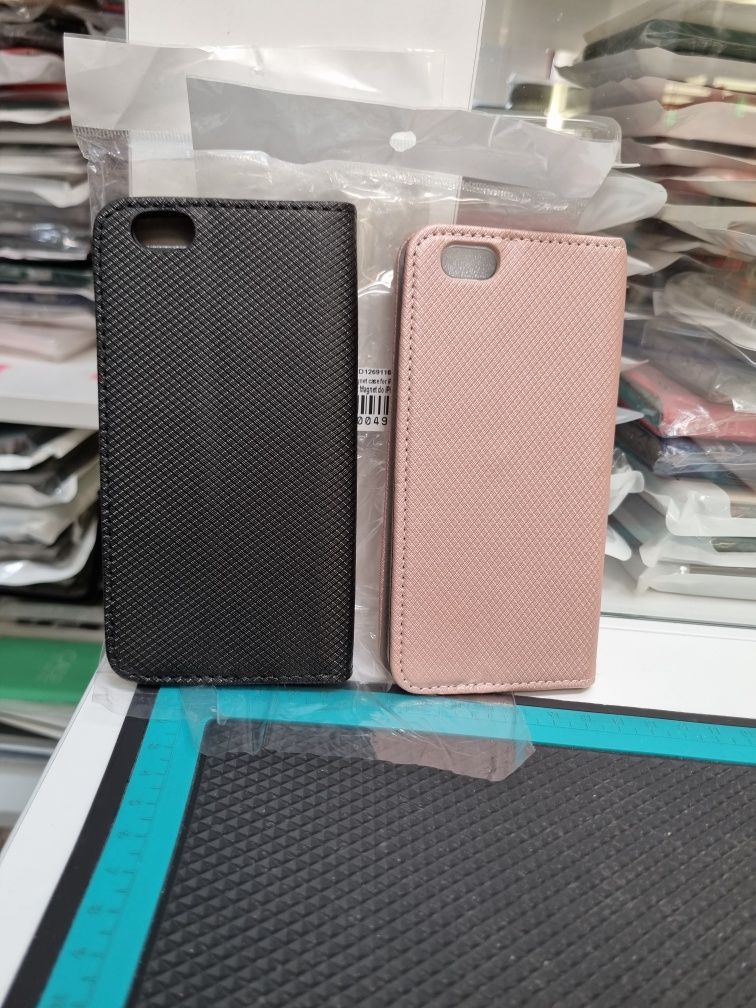 Kabura iphone 6 6s czarna różowe zloto