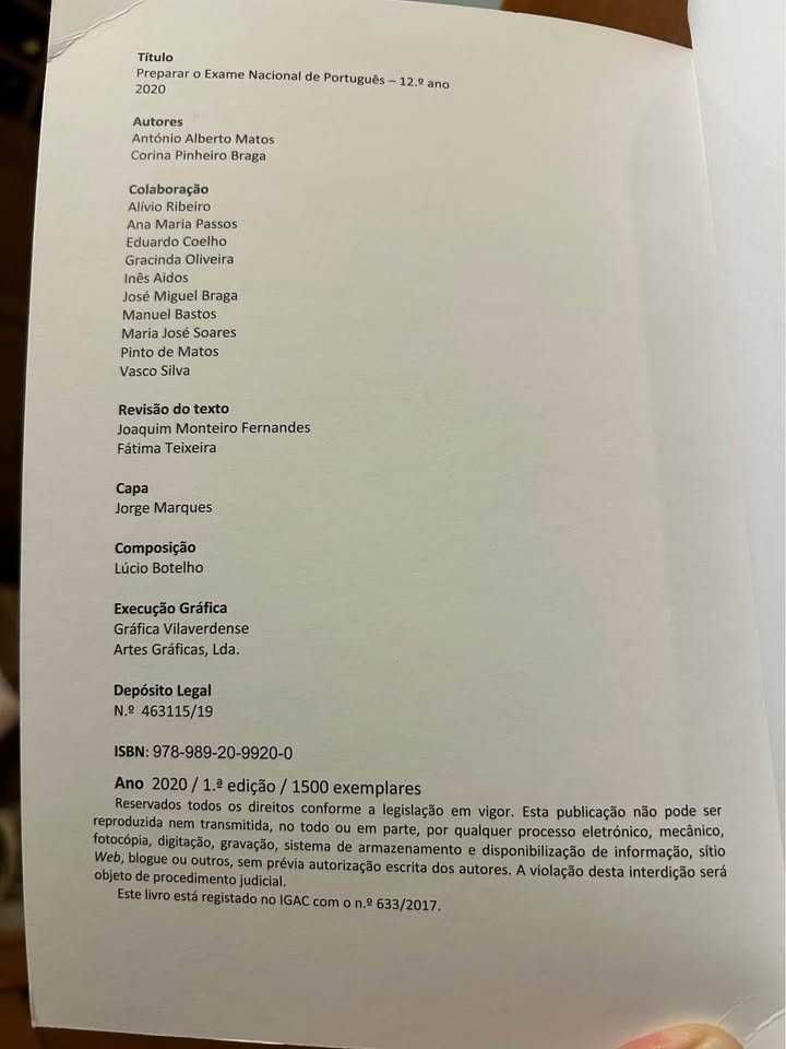 Preparar o Exame Nacional Português