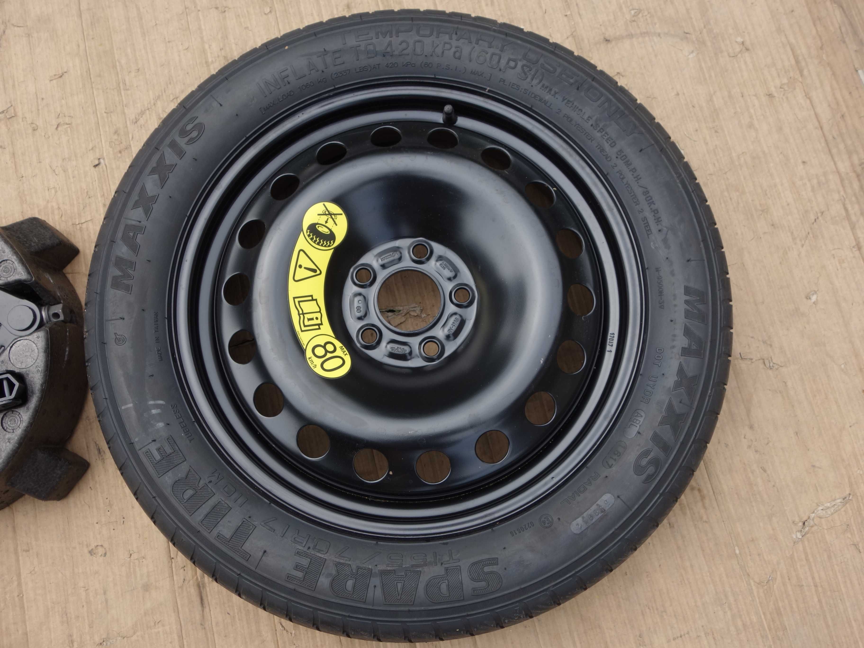 Koło dojazdowe Zapsowe Dojazdowe FORD KUGA MK3 MK4 17'' + Zestaw