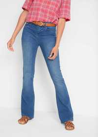 Jeans Bootcut 5 stretch Bawełna R 34/36 ( pas 68cm ).