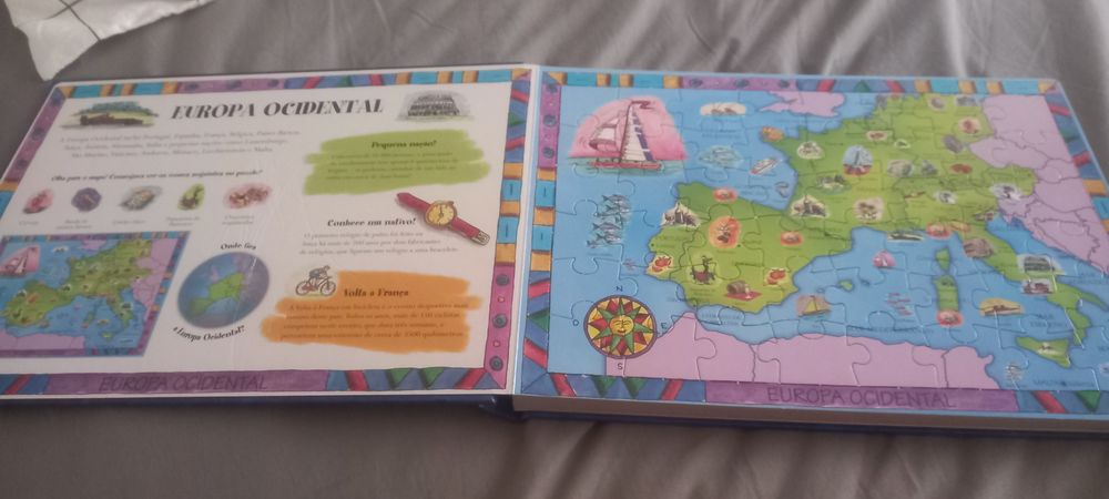 Europa livro puzzle