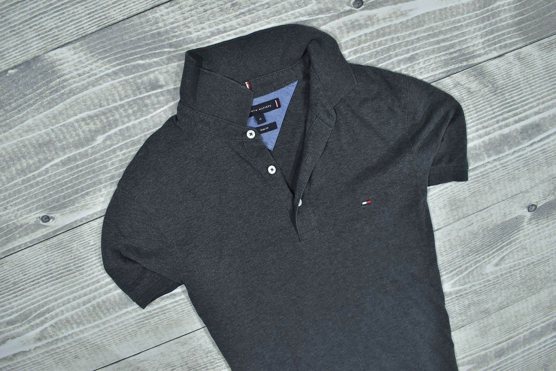 Tommy Hilfiger Męska Koszulka Polo Slim Fit / M