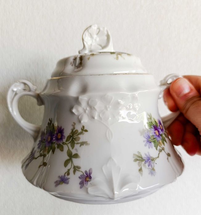 Conjunto de Açucareiro e Leiteira