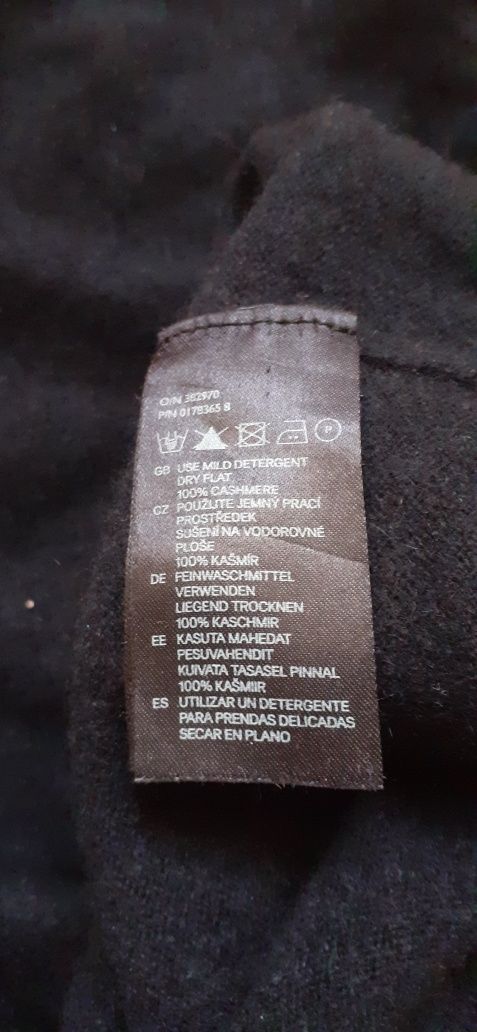Sweter HM 100% kaszmir rozmiar L