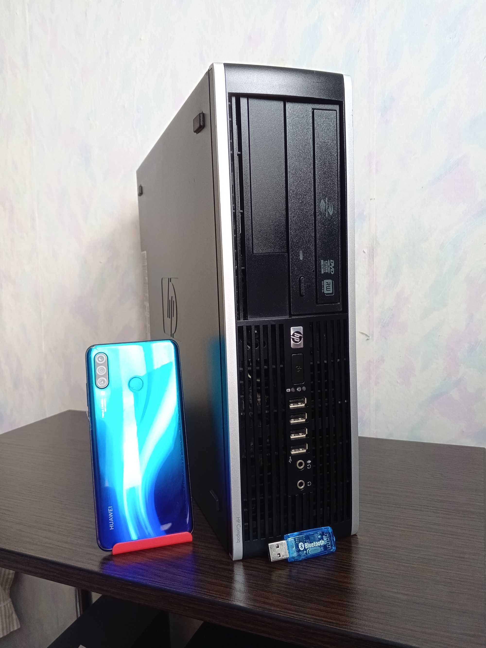 Мини ПК HP 64SSD+250HDD,8gbddr3,Wi-Fi,Bluetooth,E8600,Intel Graphics