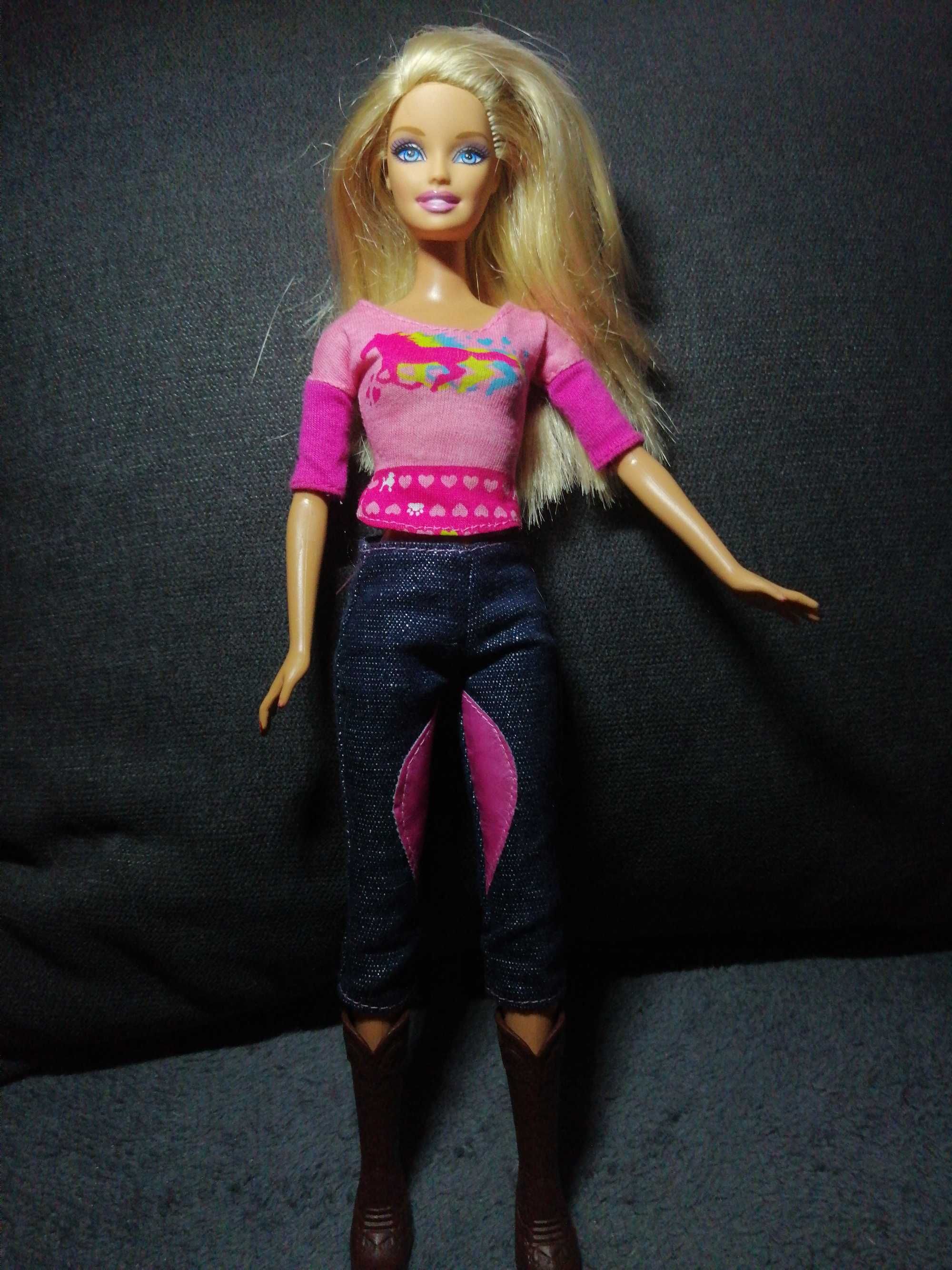lalka Barbie jeździec