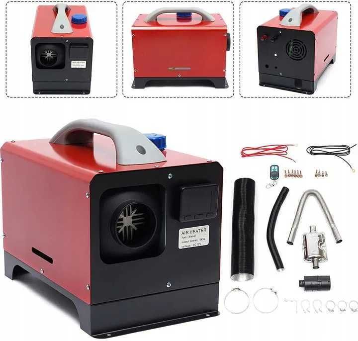 ON Olej Ropa Diesel GRZEJNIK 12V 8KW Webasto Nagrzewnica samochodowa