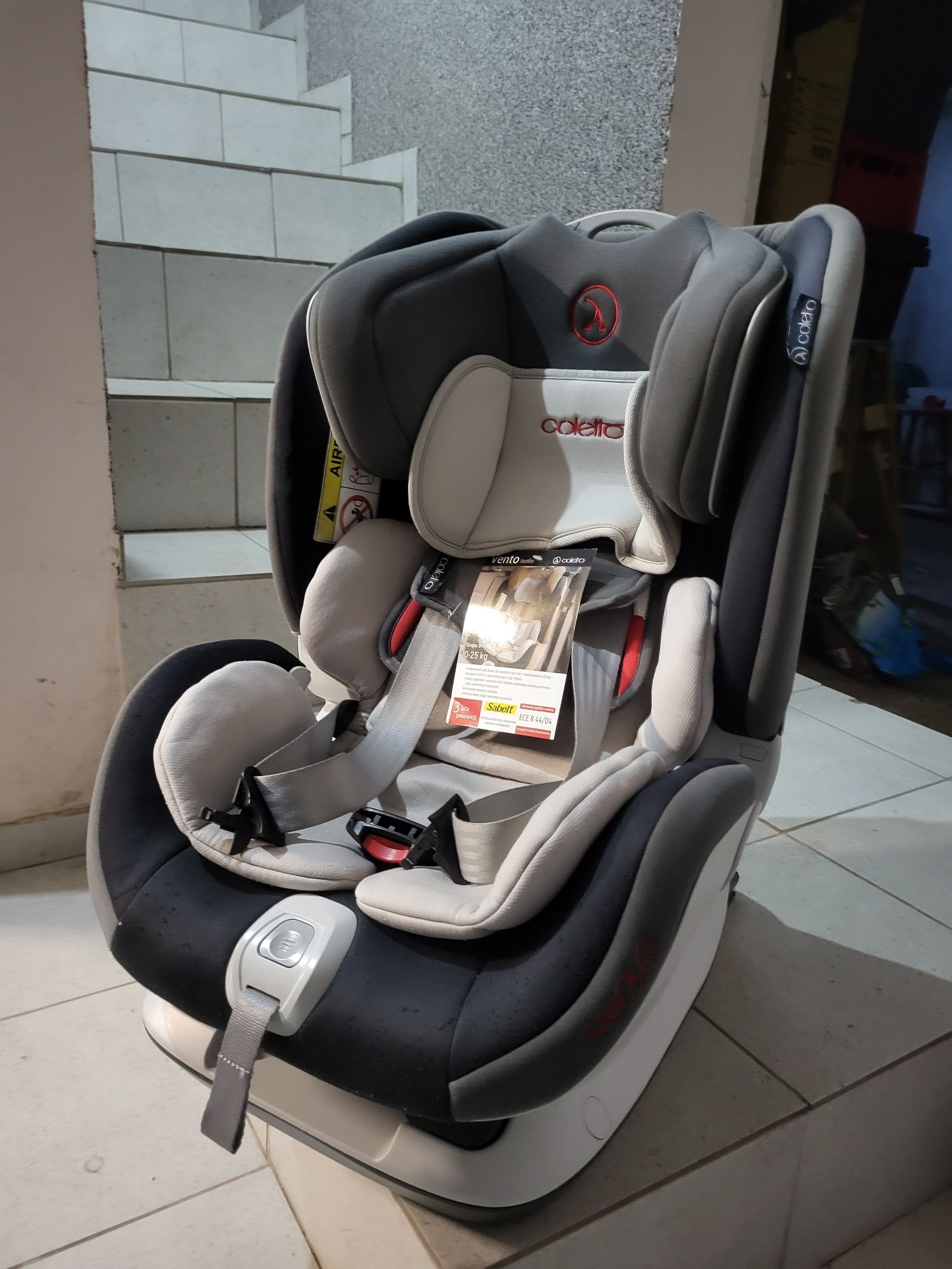 Fotelik coletto Vento isofix 0-25kg