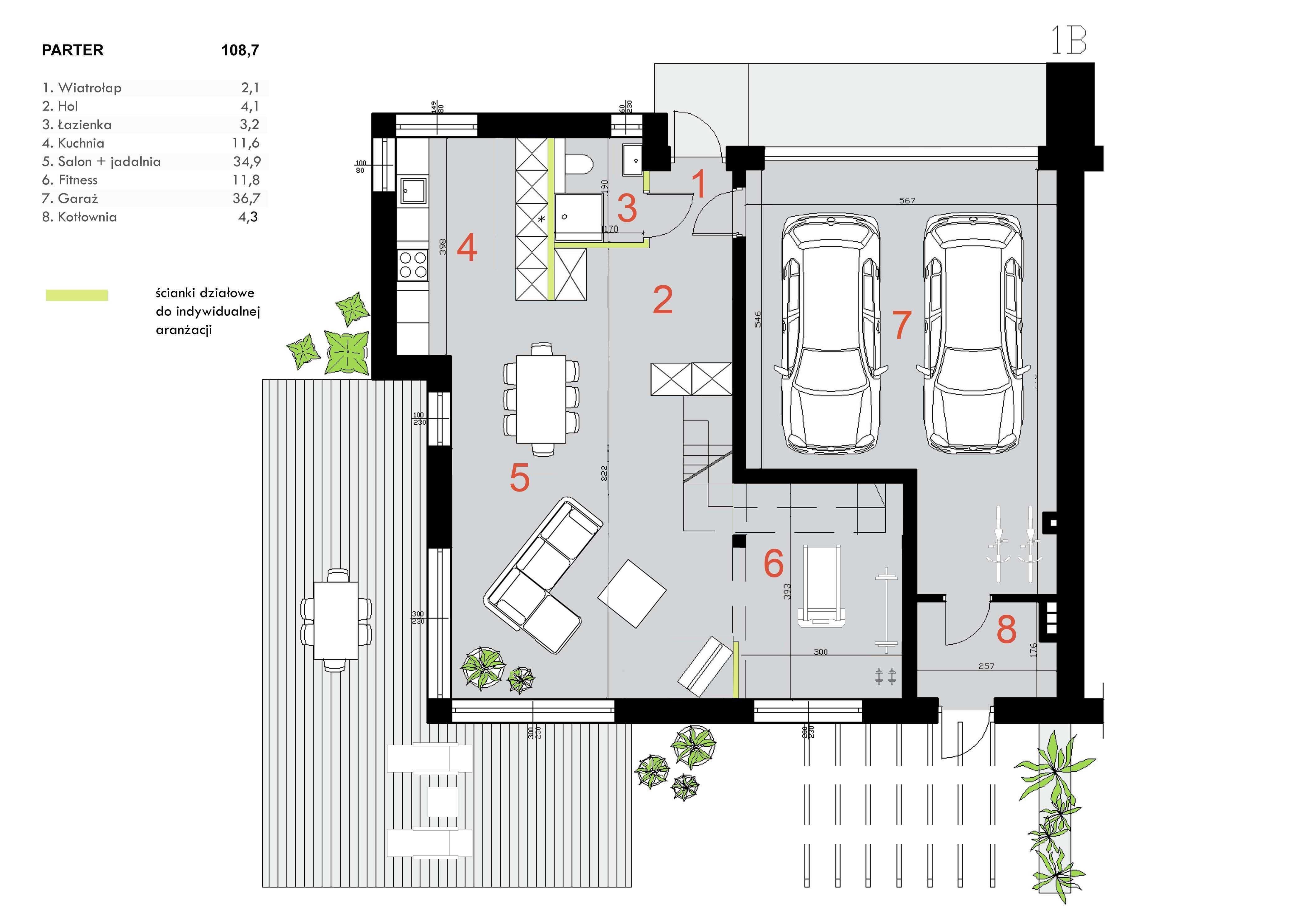 Domy  nowe po 205 m² w zabudowie bliźniaczej w doskonałej lokalizacji