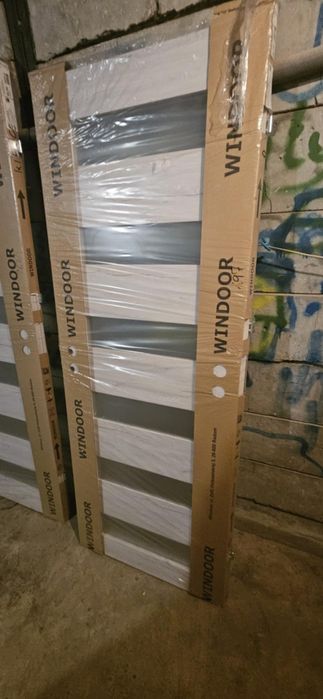 Drzwi Windoor skrzydło drzwiowe wewnętrzne białe TRAME Silver 70