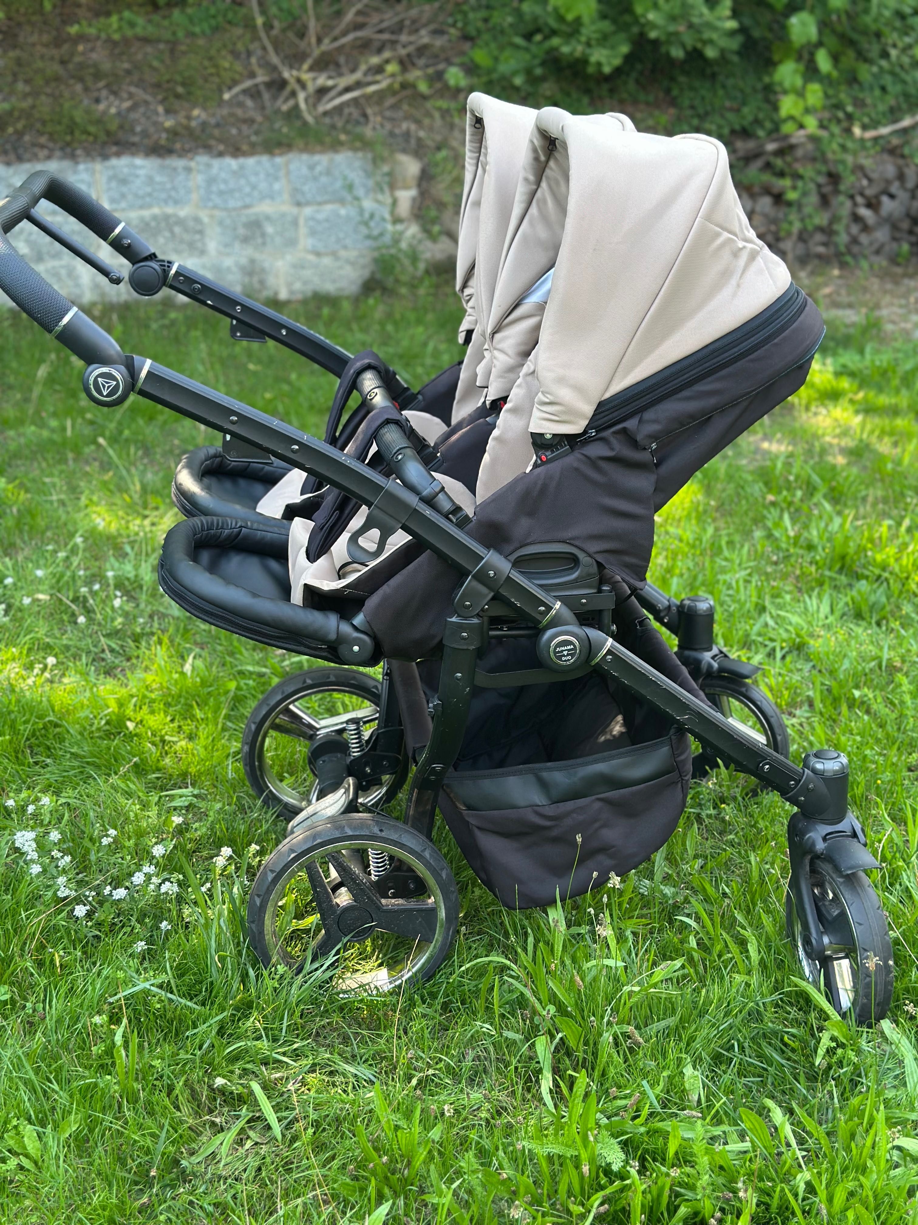 Wózek bliźniaczy junama duo v3