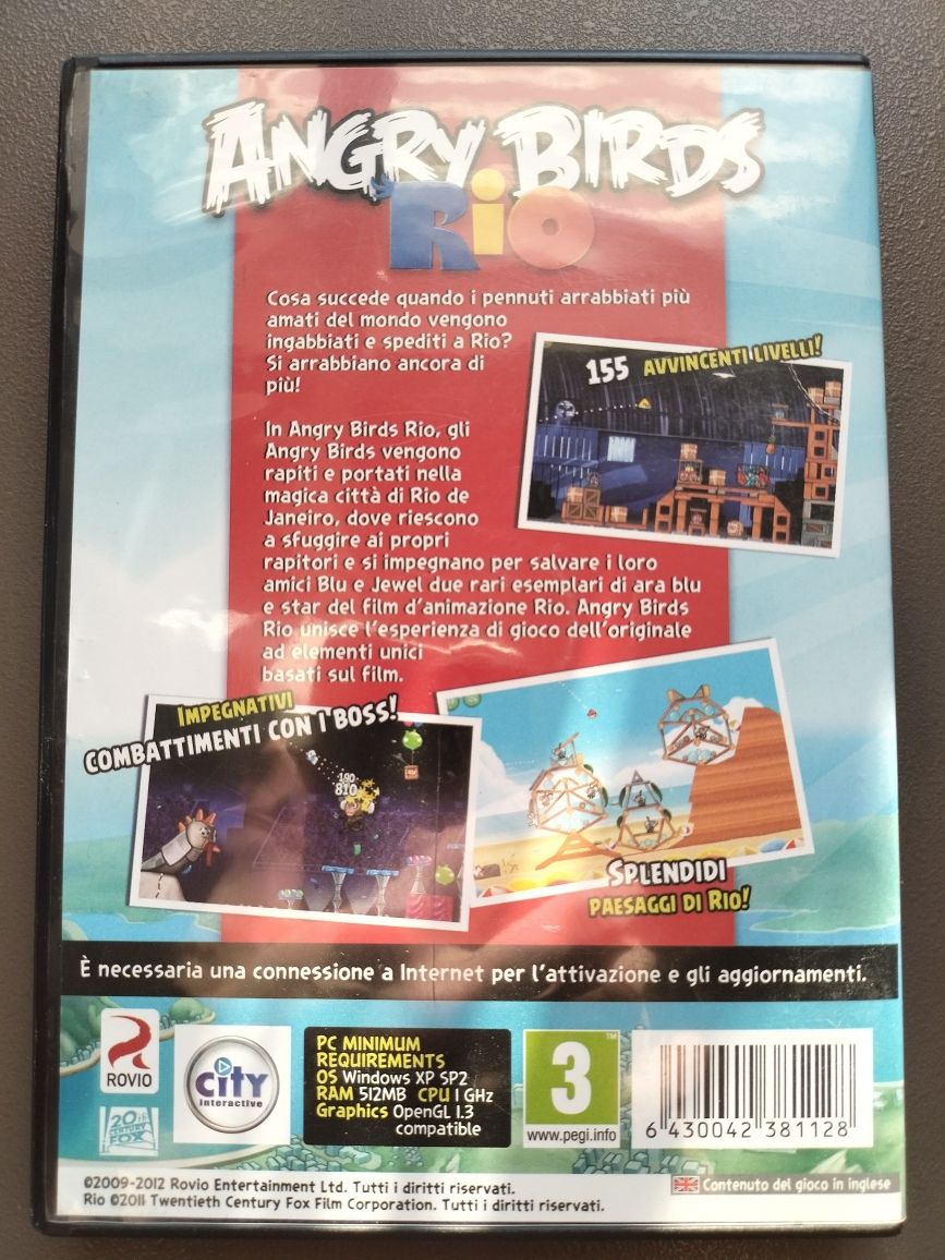 Angry Birds Rio PC CD-ROM