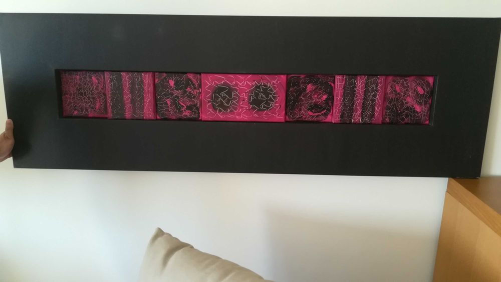 Quadro telas pintura em tinta acrílica Loja AREA
