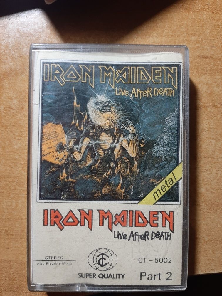 Kaseta magnetofonowa Iron Maiden - Live After Death cz. 2