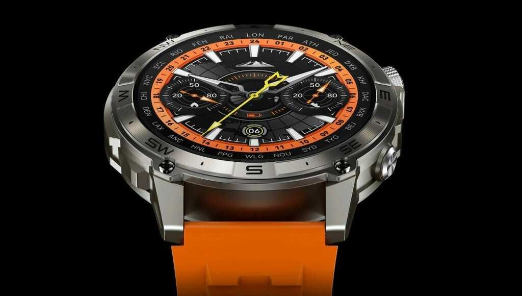 Nowy Smartwach 1,43 cala AMOLED GPS Zegarek Zeblaze Stratos 2 Plus PL