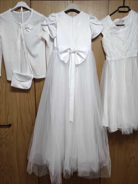 Sukienka komunijna z dodatkami