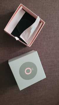 Pudełko na bransoletkę Pandora szaro różowe 9x9cm