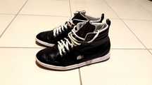 wysokie trampki tenisówki damskie lakierowane LACOSTE rozm 37,5 bdb !