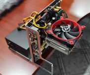 mATX Obudowa Raw Hardware P-CASE / open AIR , chłodzenie AIO