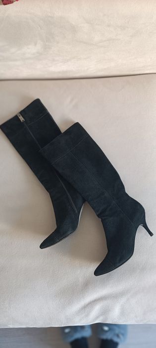 Fellini італійські чоботи замш carlo pazolini