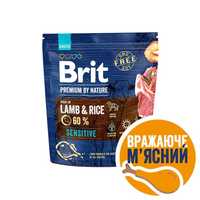 Сухой корм Brit Premium Sensitive для собак с чувствительным желудком