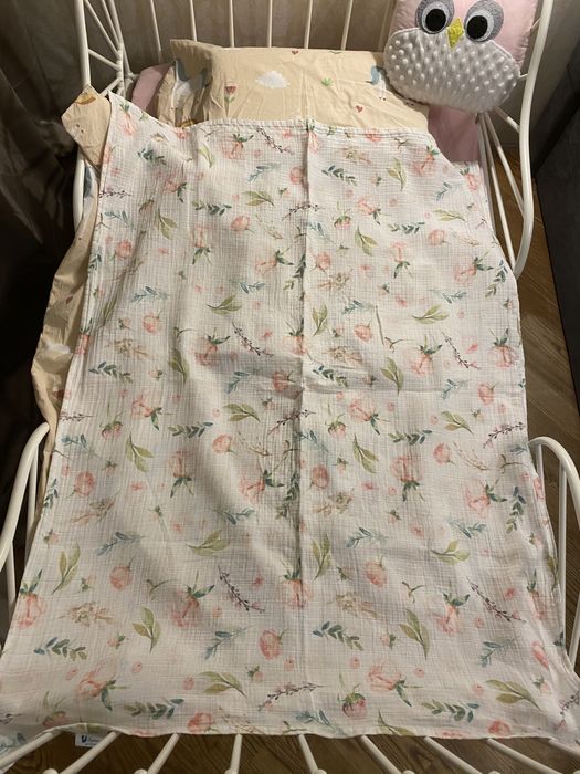 Дитяча постіль Юск, муслін пелюшка, подушка