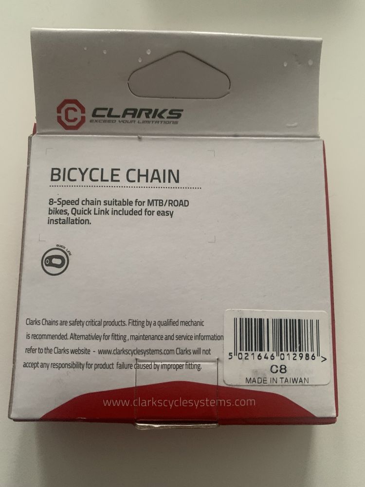 Łańcuch rowerowy Clarks CLA-C8 8/ (7,1 - 7,2 mm)