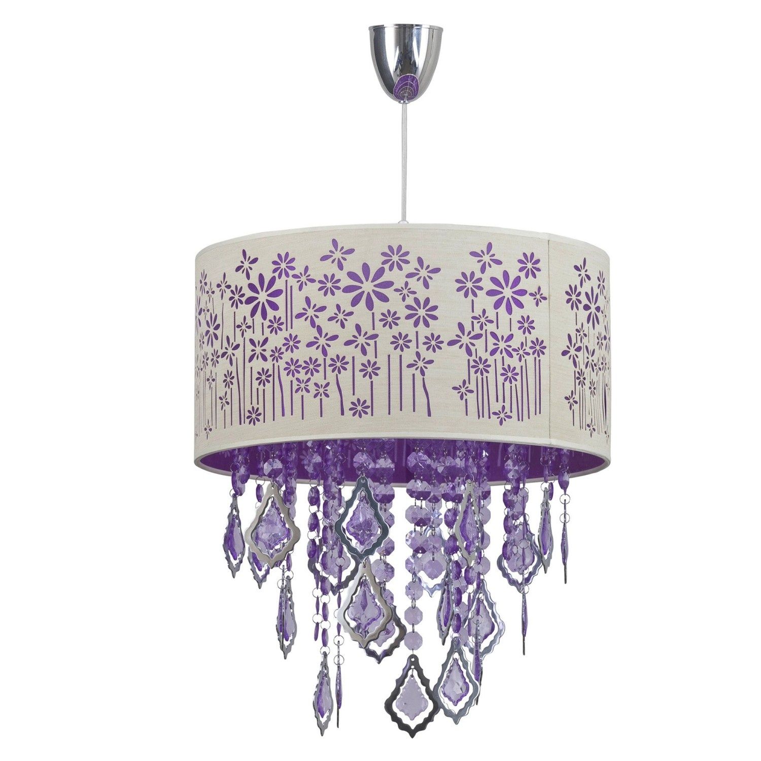 Lampa wisząca z kryształkami