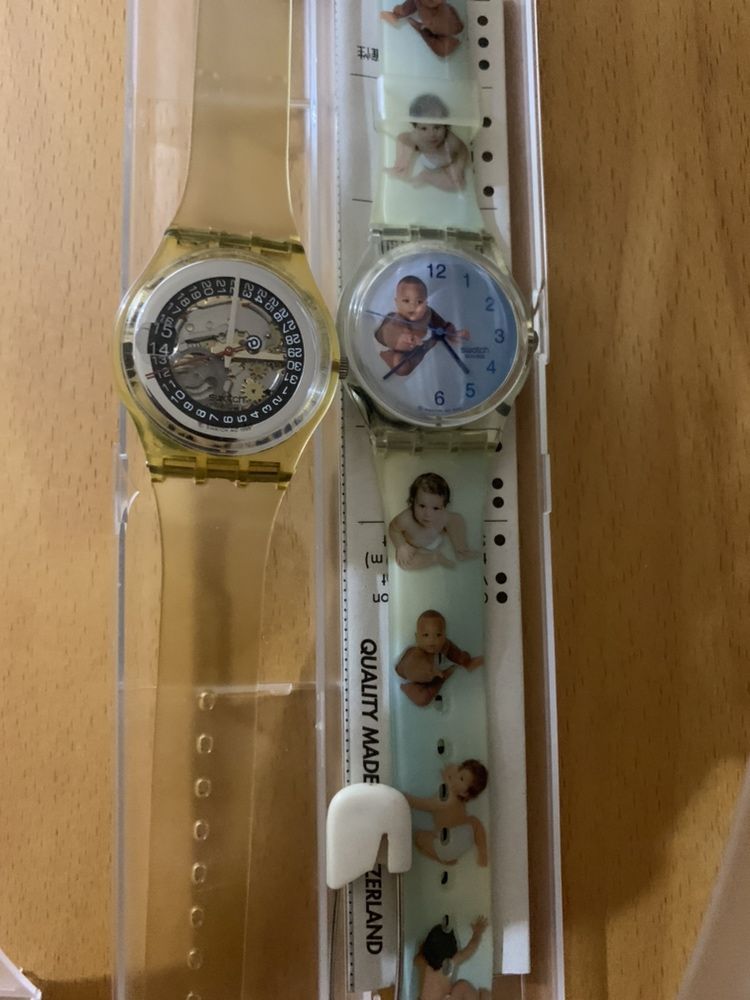 Relógios Swatch e Fossil