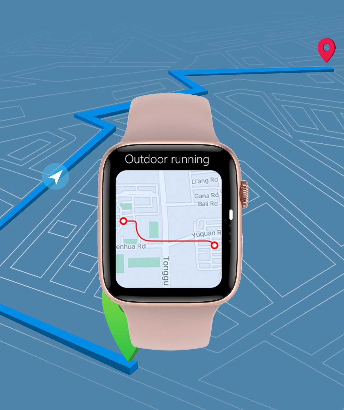 SMARTWATCH MĘSKI DAMSKI DT9 rozmowy menu PL prezent na dzień dziecka