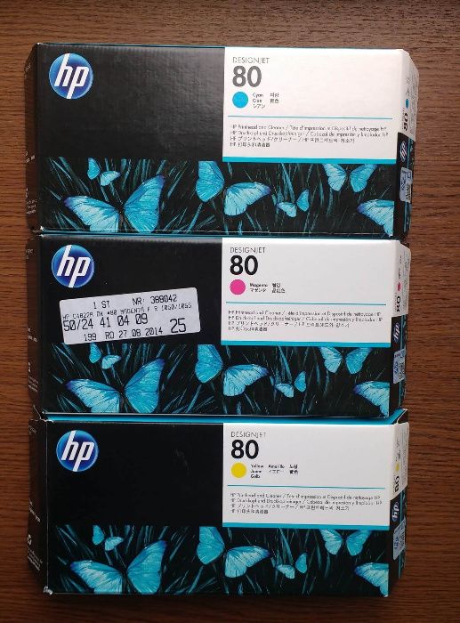HP80 печатающие головки, картриджи DesignJet 1050 1055