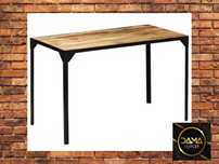 STÓŁ do jadalni kuchni vintage LOFT DRWENIANY mango STAL OUTLET 60x120