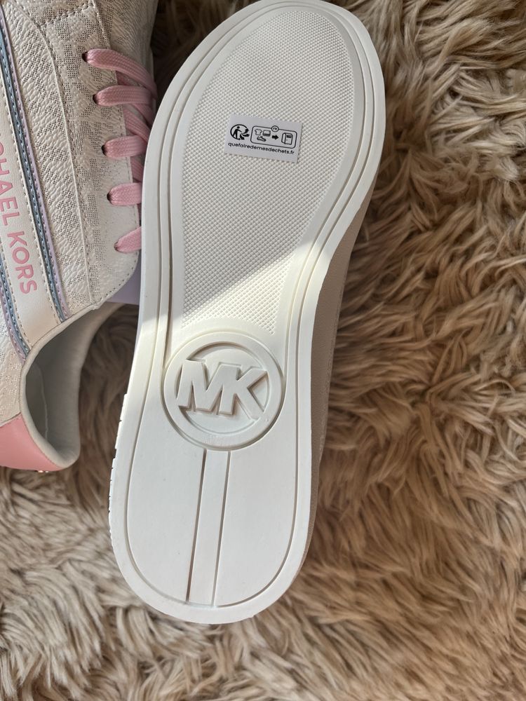Michael Kors Sneakersy tenisówki trampki logowane monogram mk r 37