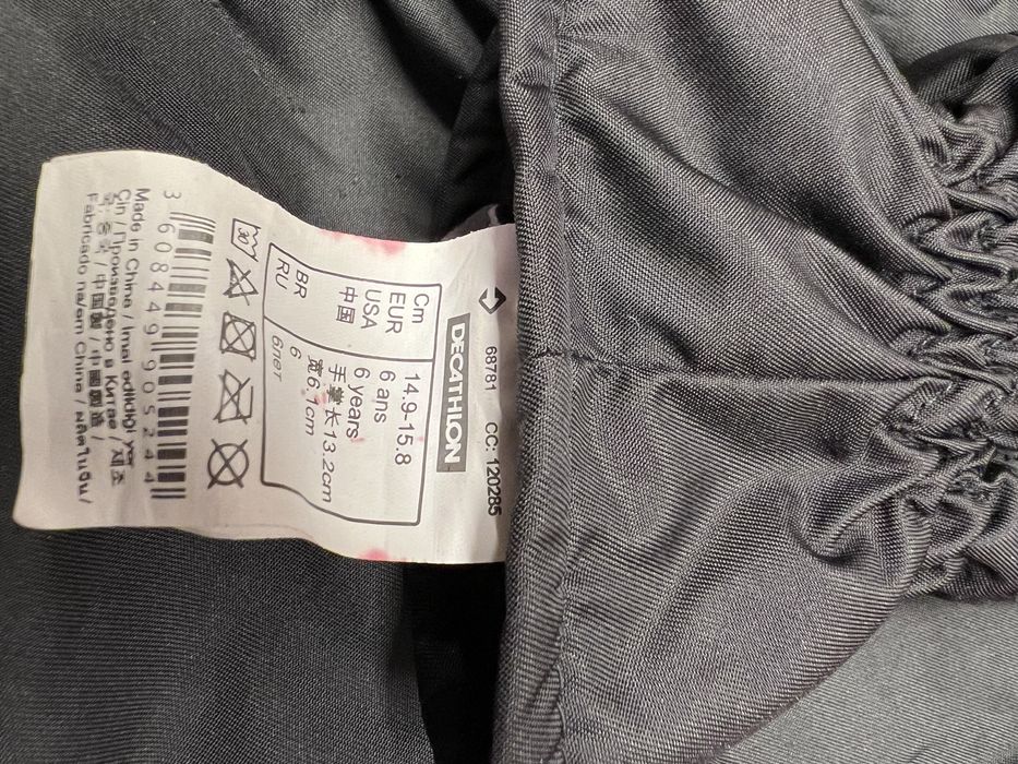 Calças e luvas de neve criança