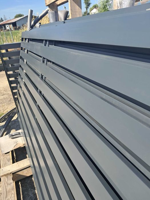 24 przęsła ogrodzenia aluminiowego NU - Euro Fences Polski producent