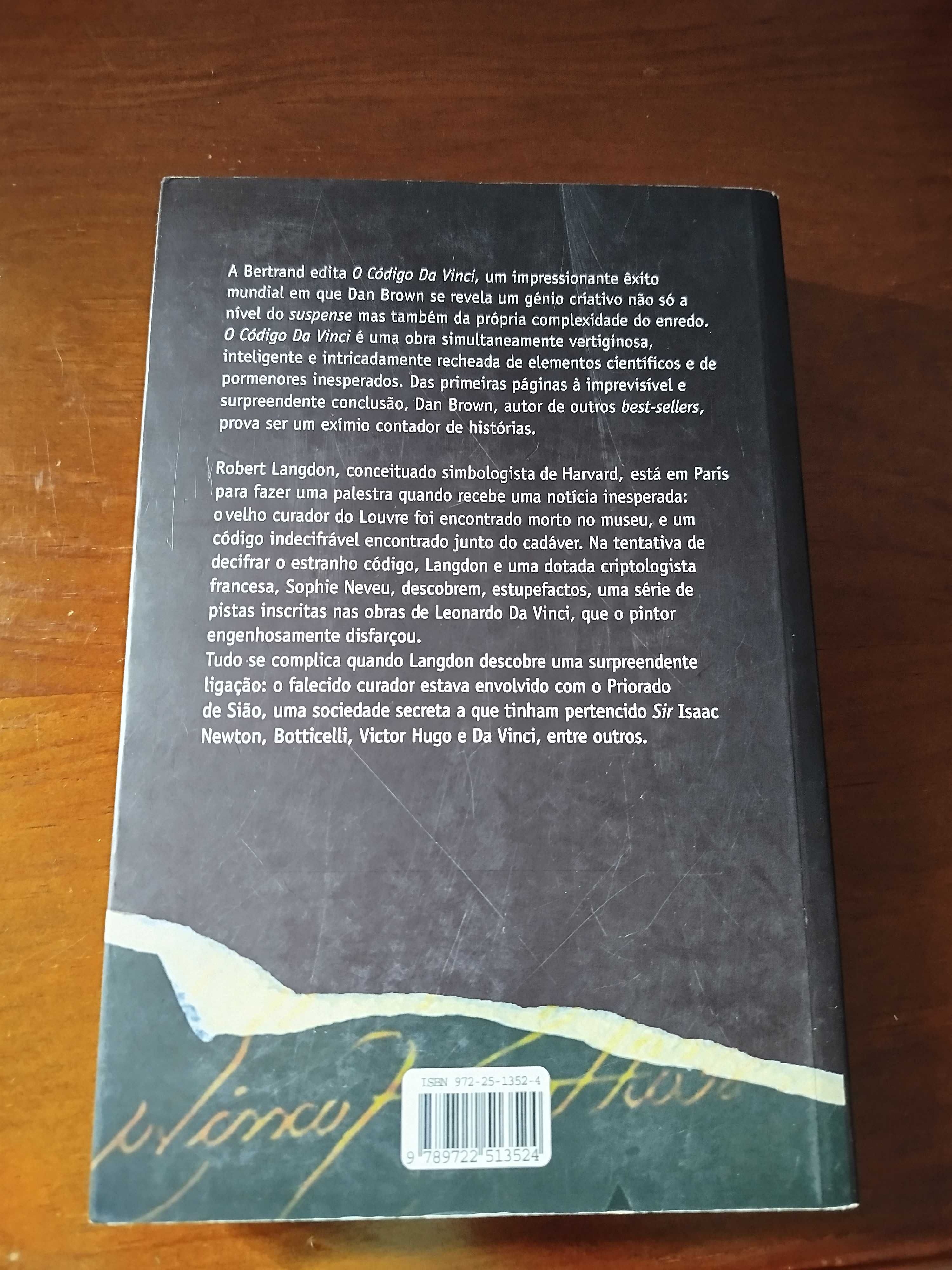 O código da Vinci, Dan Brown