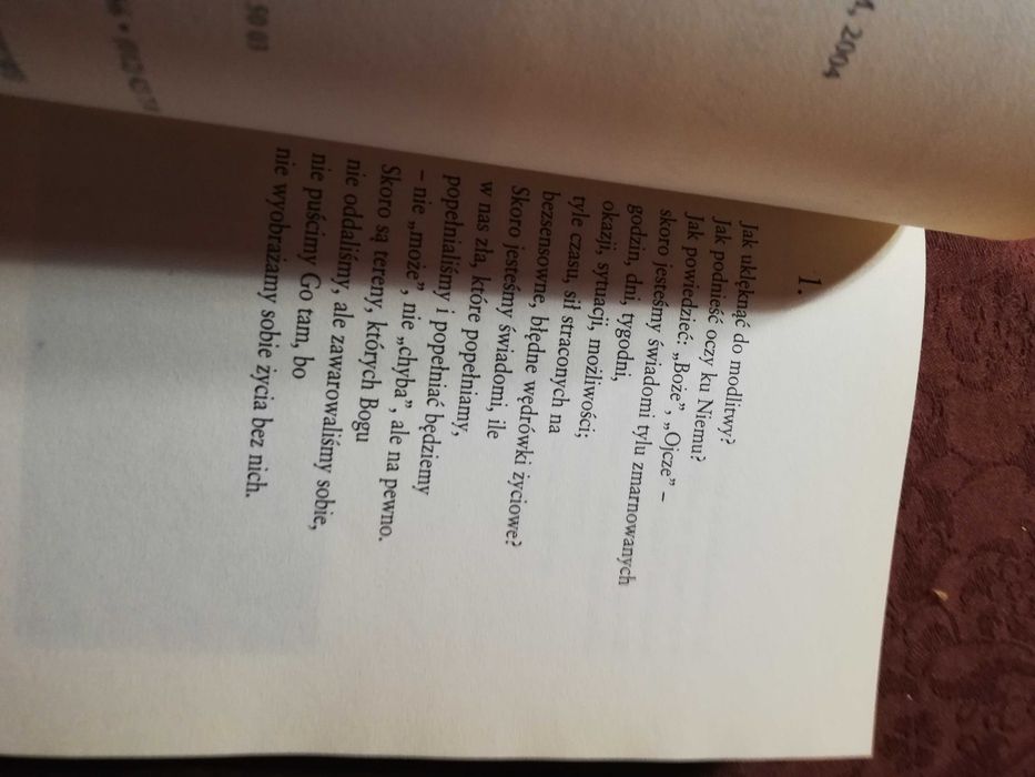 ks. Mieczysław Maliński. Czekanie na modlitwę.