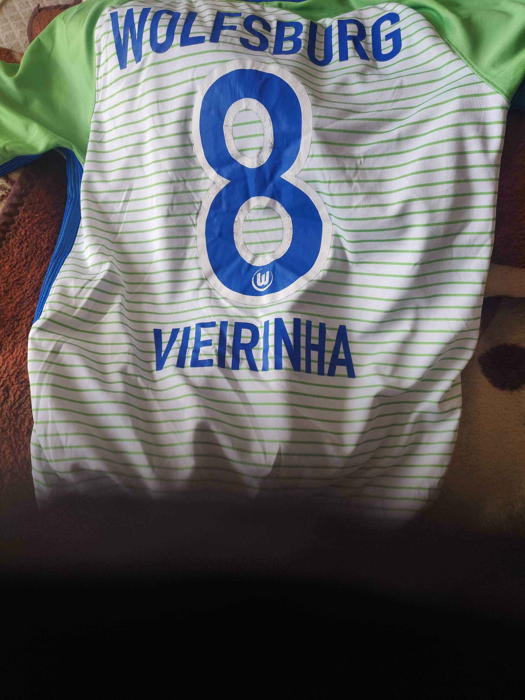 T-shirt  futebol Wolfsburg Vieirinha