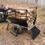 Садовий Причіп Одновісний для квадроцикла SHARK ATV TRAILER WOOD 550