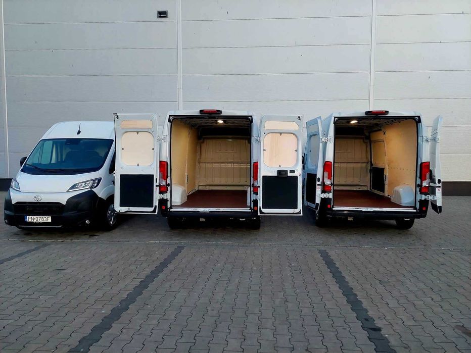 Wynajem busa dostawczego blaszaka L3H2 Ducato Boxer Jumper Proace MAX