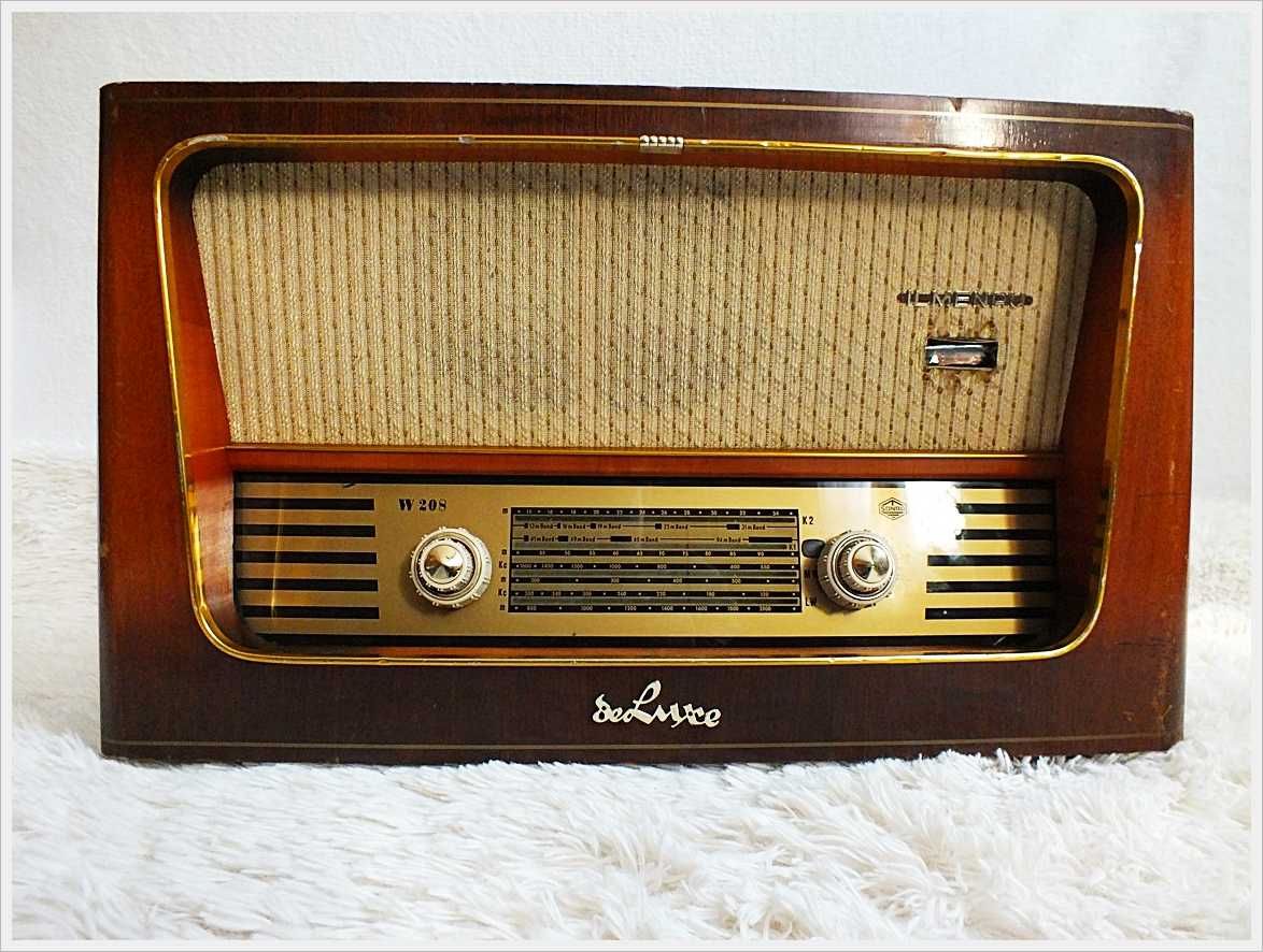 Stare lampowe Radio Sonneberg ILUMENAU 850 DeLuxe z lat 60-tych