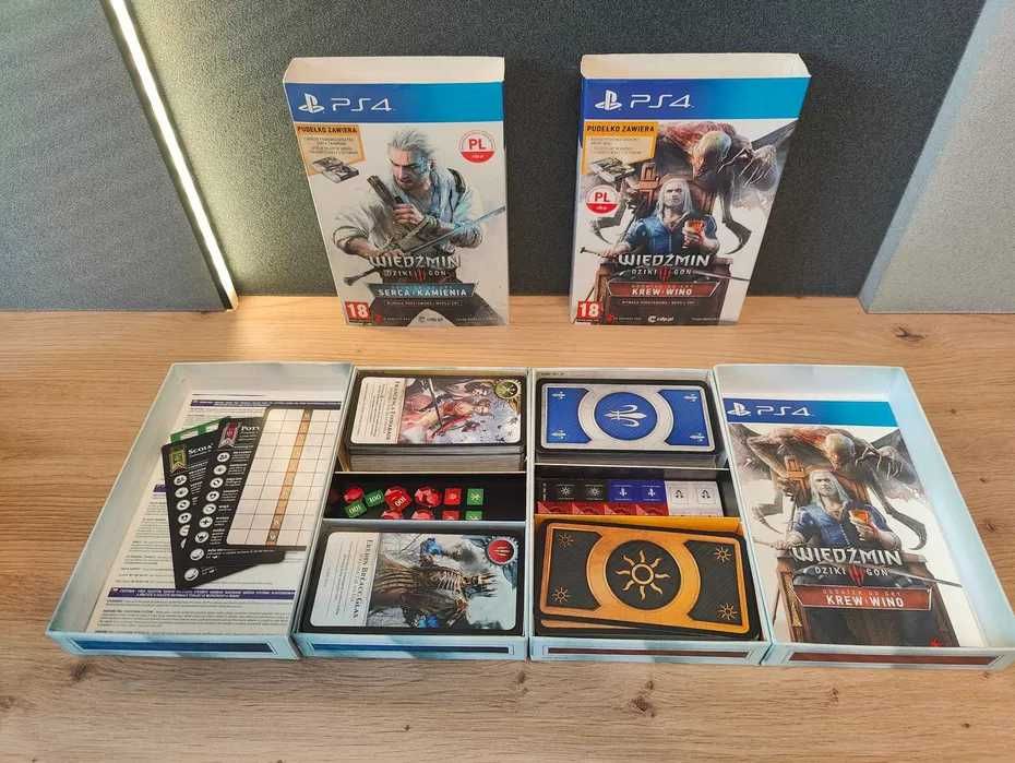 Wiedźmin 3: Krew i Wino PS4 + KOMPLET Kart do Gwinta + żetony