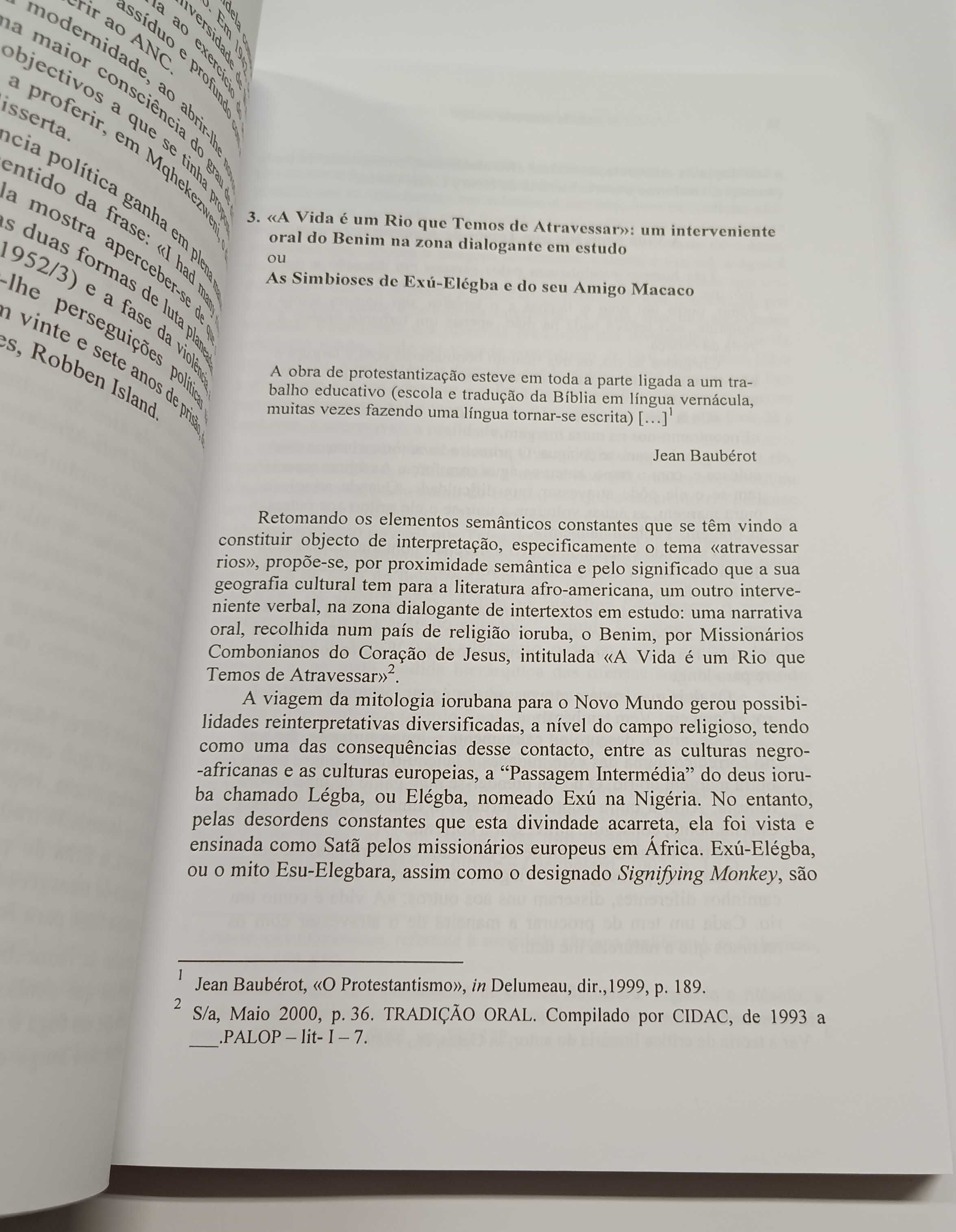 Diálogos literários entre África e os E.U.A., de Maria Manuela Araújo