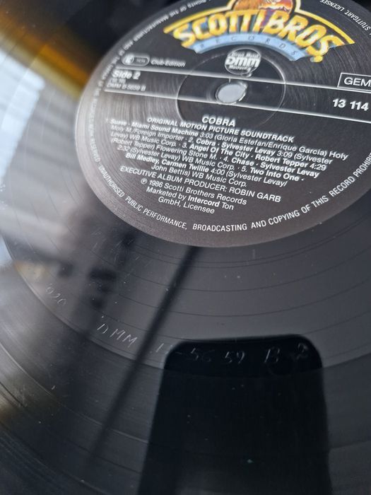 Cobra Stallone soundtrack stan EX