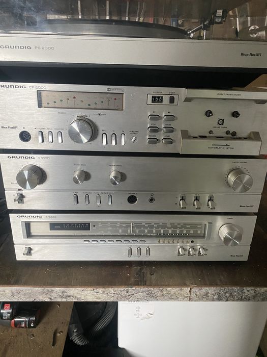 Grundig szafka z gramofonem